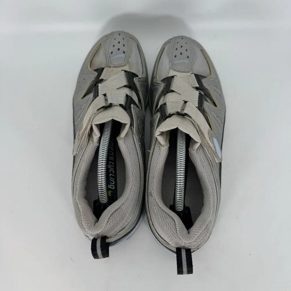 Nike Spin Trainer Plus Indoor Cycling Shoes 278700 Women's 9.5 Chrome Ice Blue